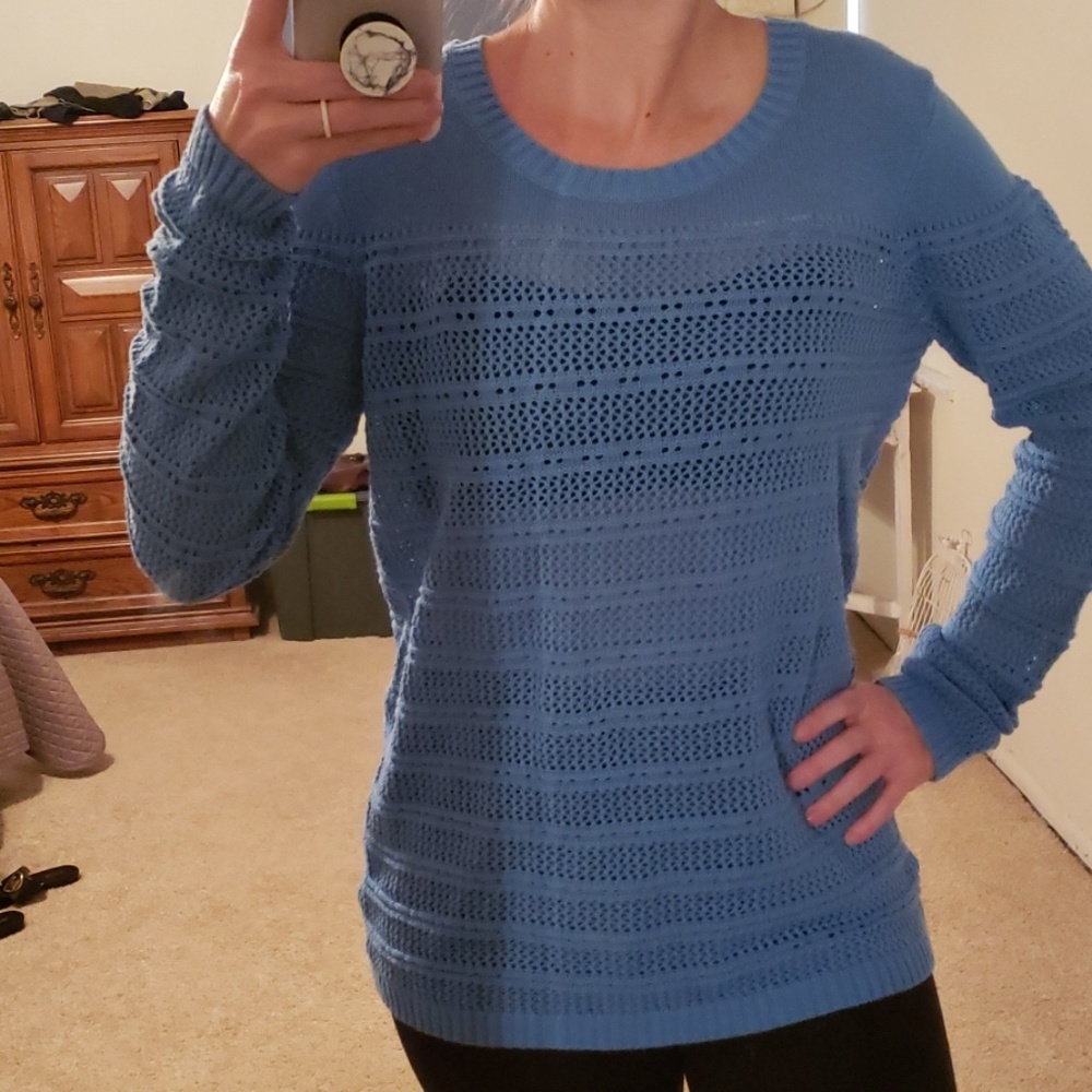 Caribbean Joe blue sweater